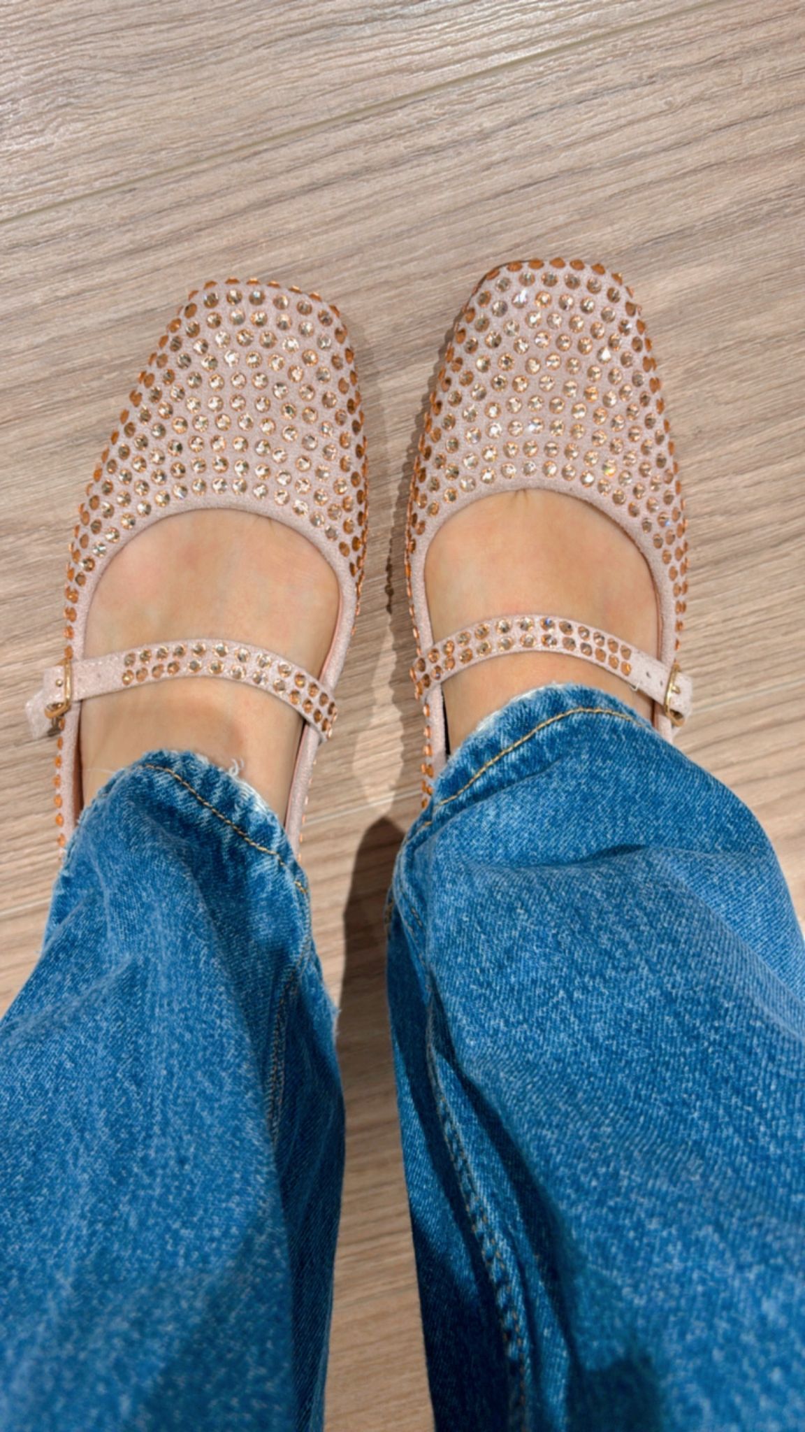 Ballerina strass oro rosa Divine Follie 9023
