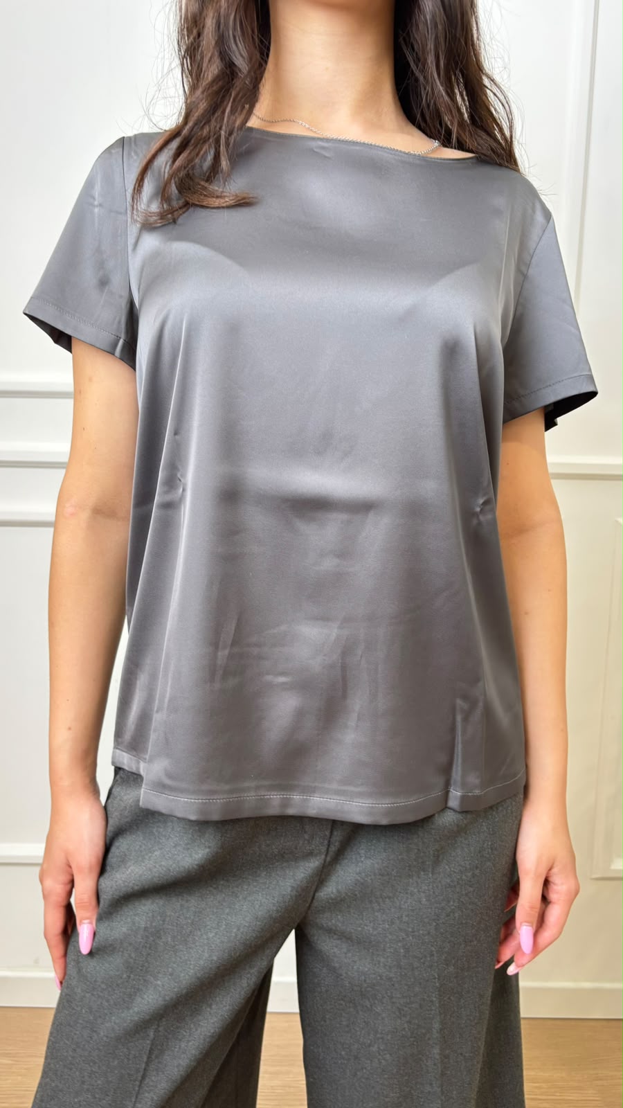 T-Shirt jacquard Tritone Emme Marella
