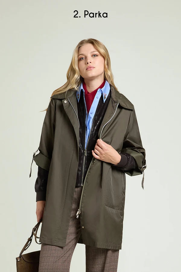 Parka '4 in 1' in cotone F026F001 LUISA VIOLA