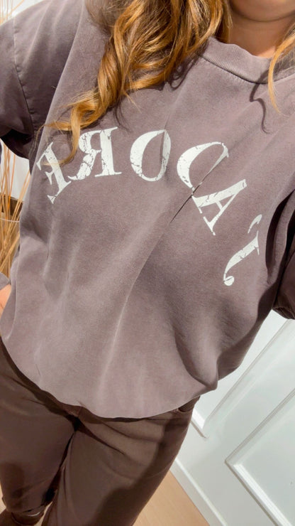 Felpa giro J'Adore Tensione In 37924