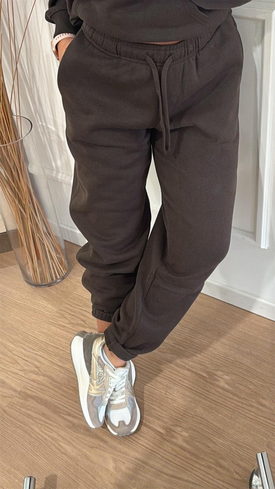 Pantalone felpato Only Best 15357504 Cioccolato