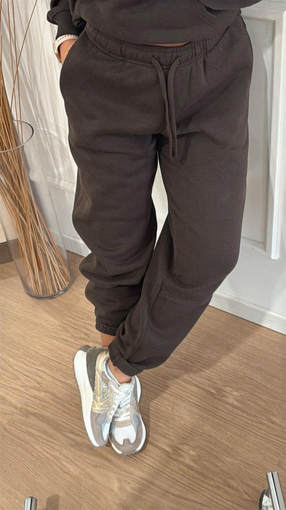 Pantalone felpato Only Best 15357504 Cioccolato