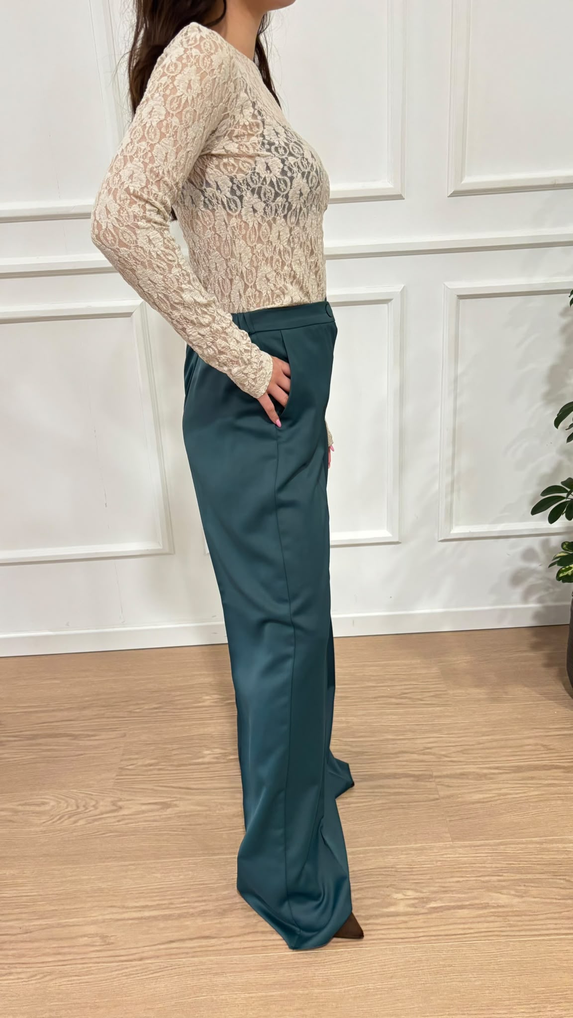 Pantalone in raso matte Falesia2 Emme Marella