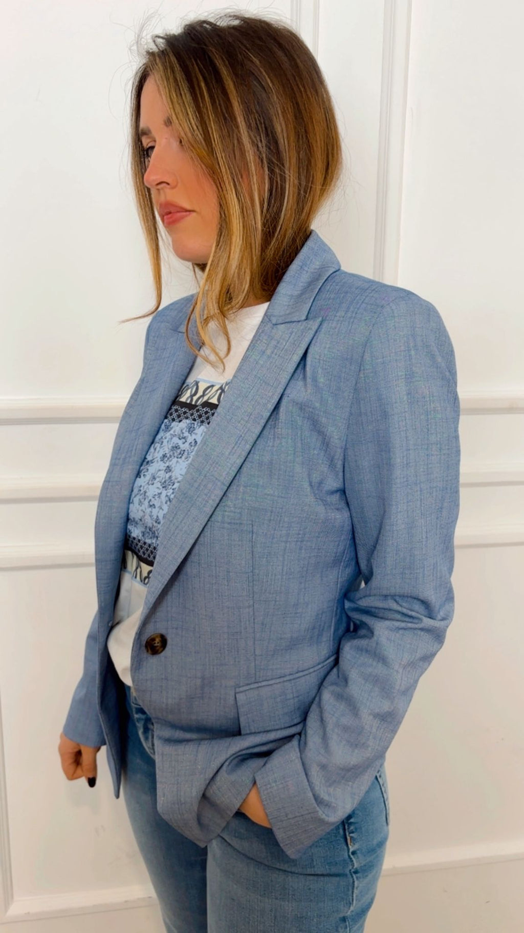 Giacca con lamè Emme Marella logan1