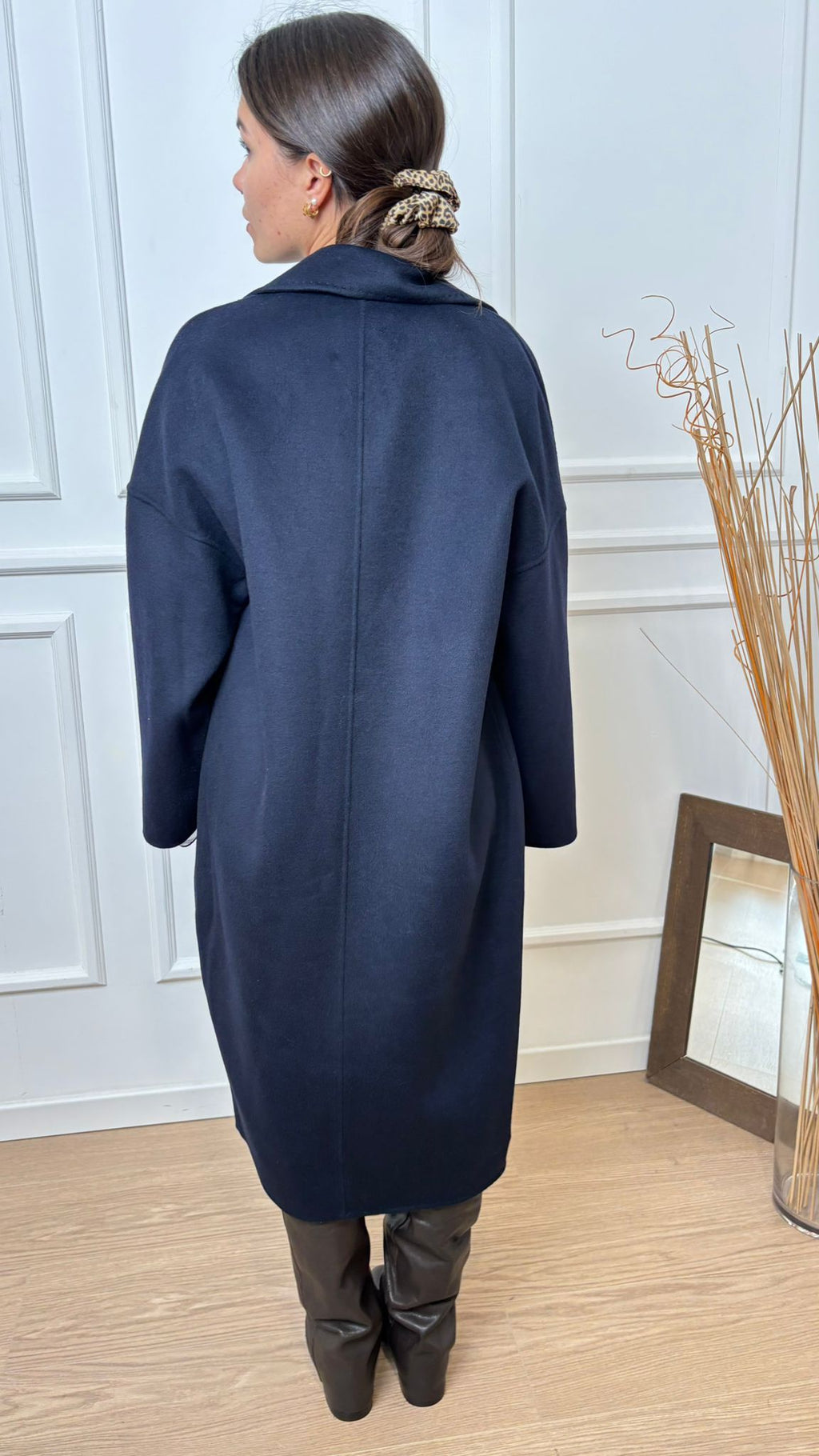 Cappotto ovetto over Vicolo TF0003 89 blu