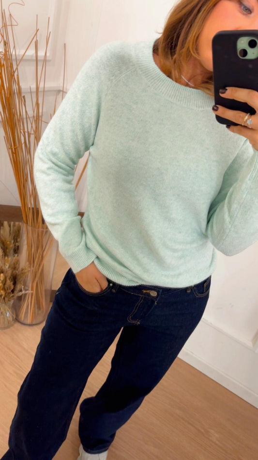 Pull Rica Only 15204279 verde acqua