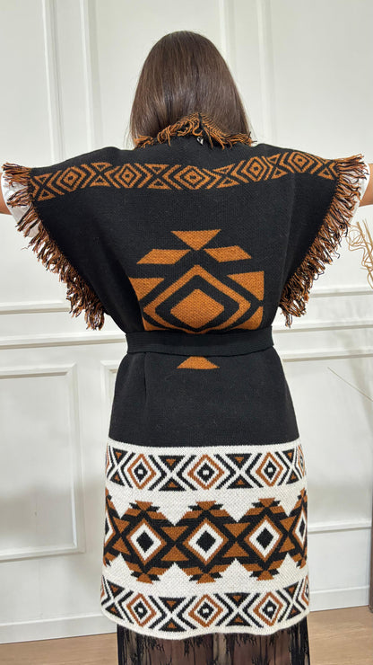 Cardigan smanicato Dixie M566Y189