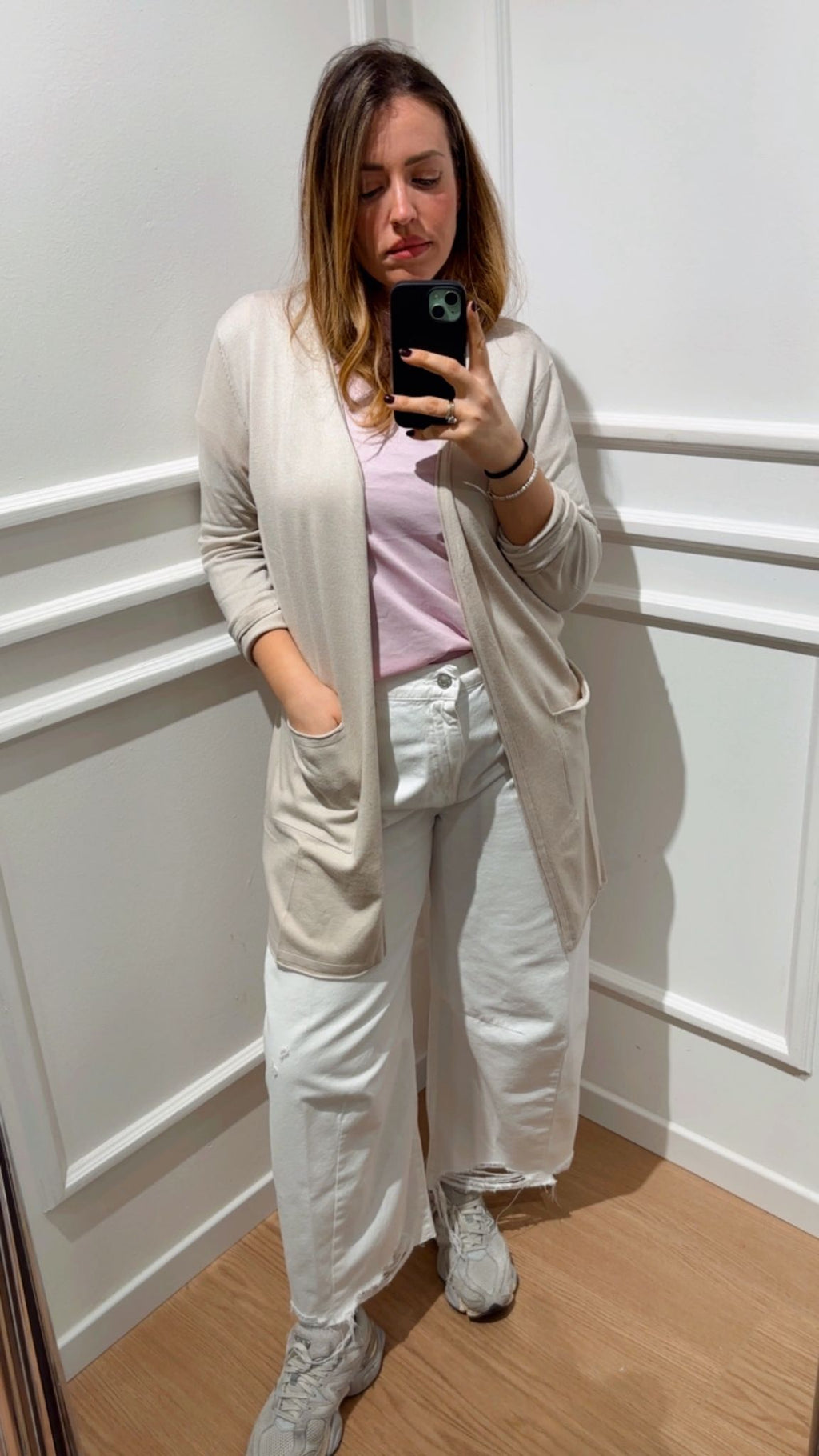 Cardigan lungo Ragno DM99MN