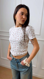 T-Shirt provenzale Fenja Only