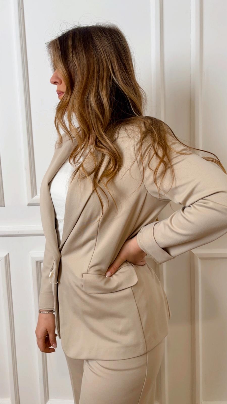 Blazer in jersey stretch Emme Marella Gamma 008
