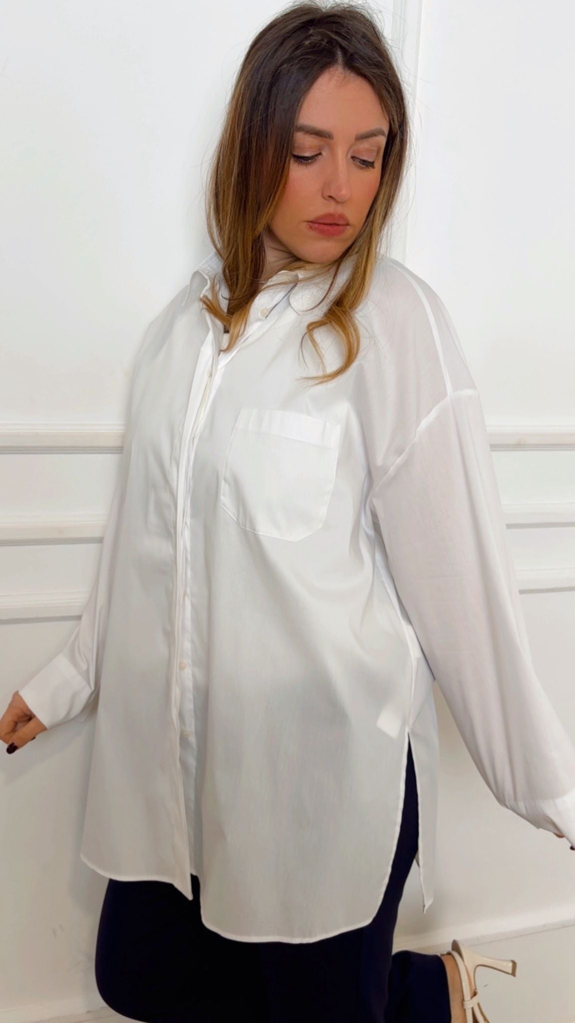 Camicia con spacco Emme Marella Pappa 001