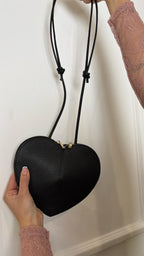 Mini pochette cuore 8198 nera