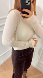 Dolcevita a coste Tensione In 11012 burro