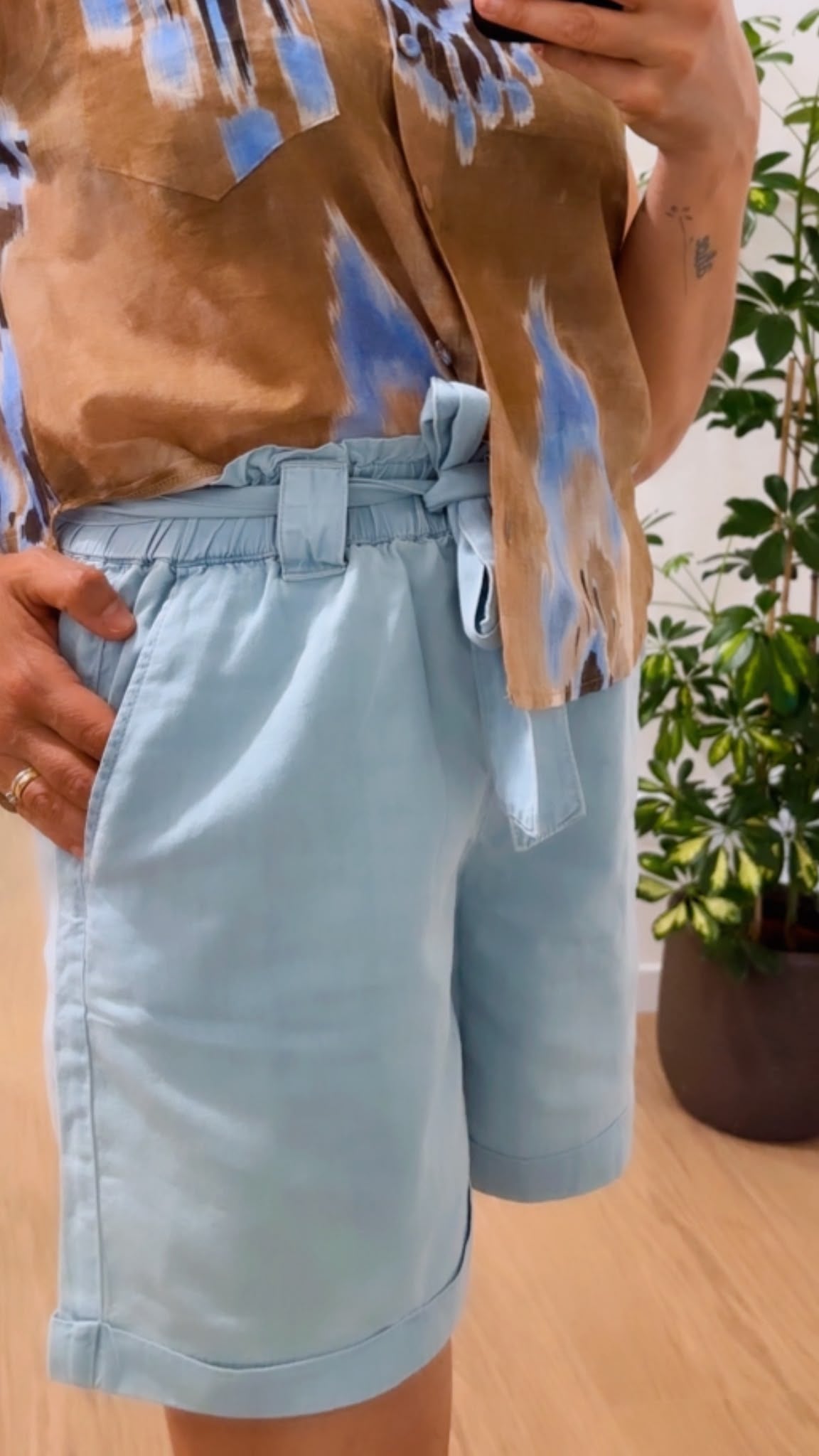 Shorts vita alta Only Bea
