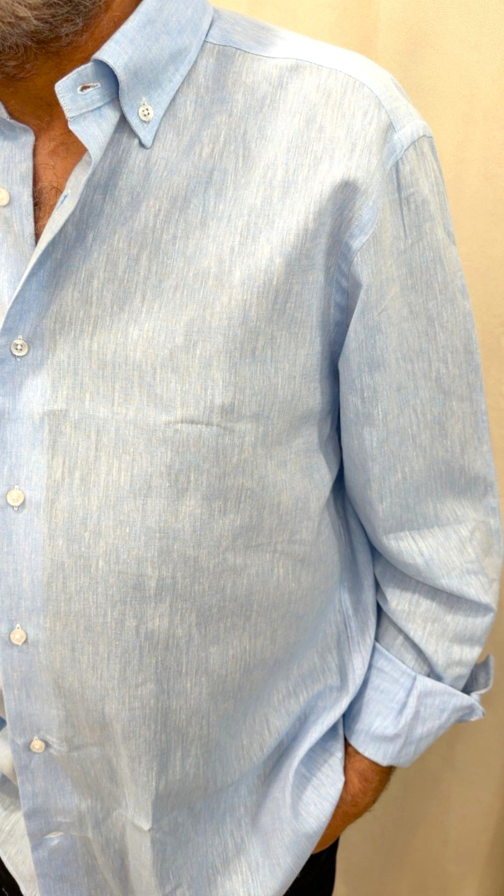 Camicia comfort fit puro lino E290 Turchetti