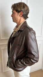 Chiodo in ecopelle Imperial U3025640 moro