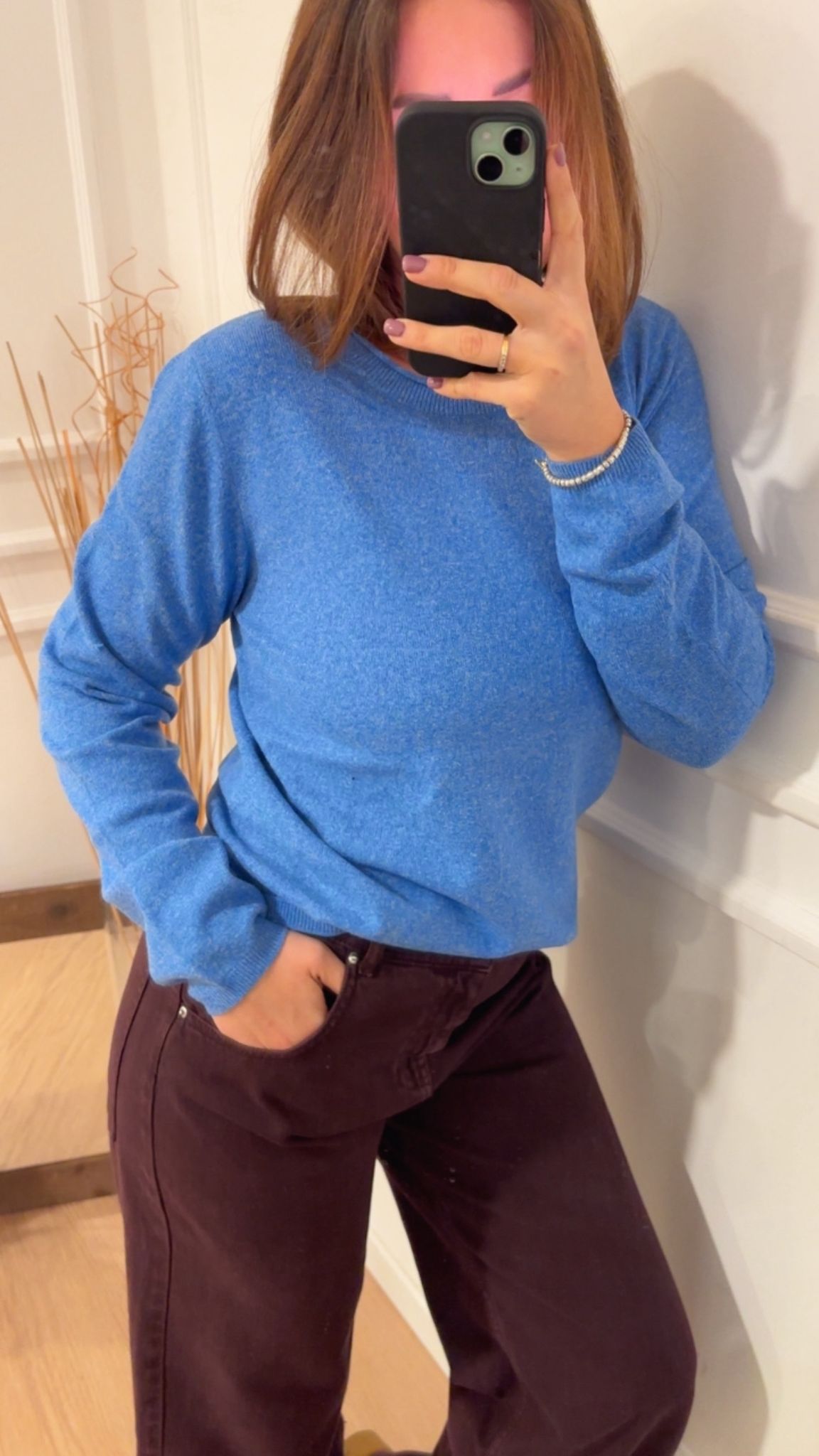 Pull giro loyal Only azzurro