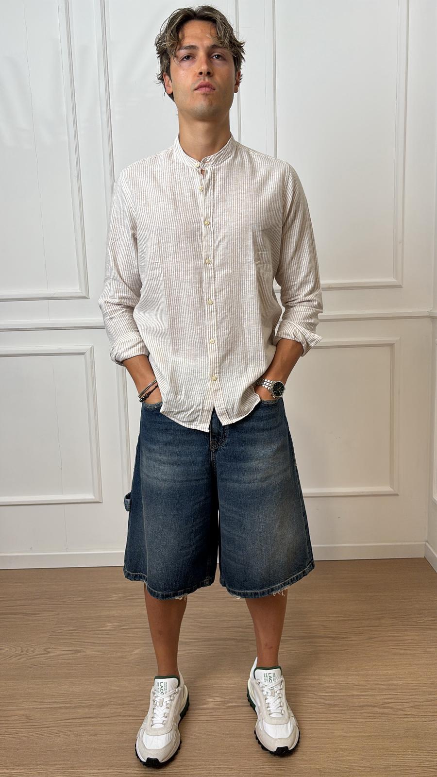 Bermuda in denim largone Imperial D8379SALDE