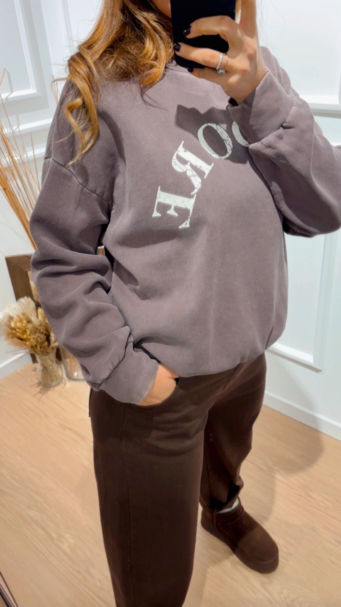 Felpa giro J'Adore Tensione In 37924