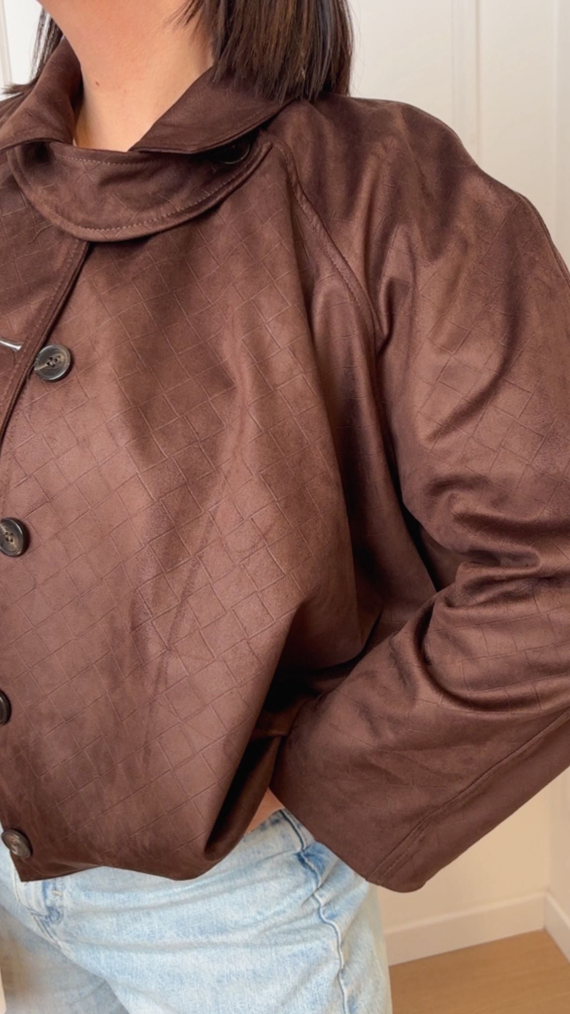 Giacca scamosciata Tensione In 26B4164