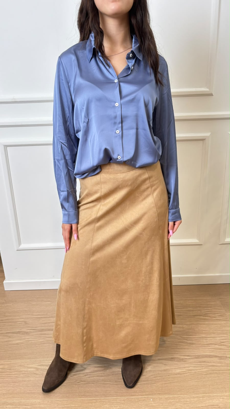 Camicia in raso Edro Emme Marella