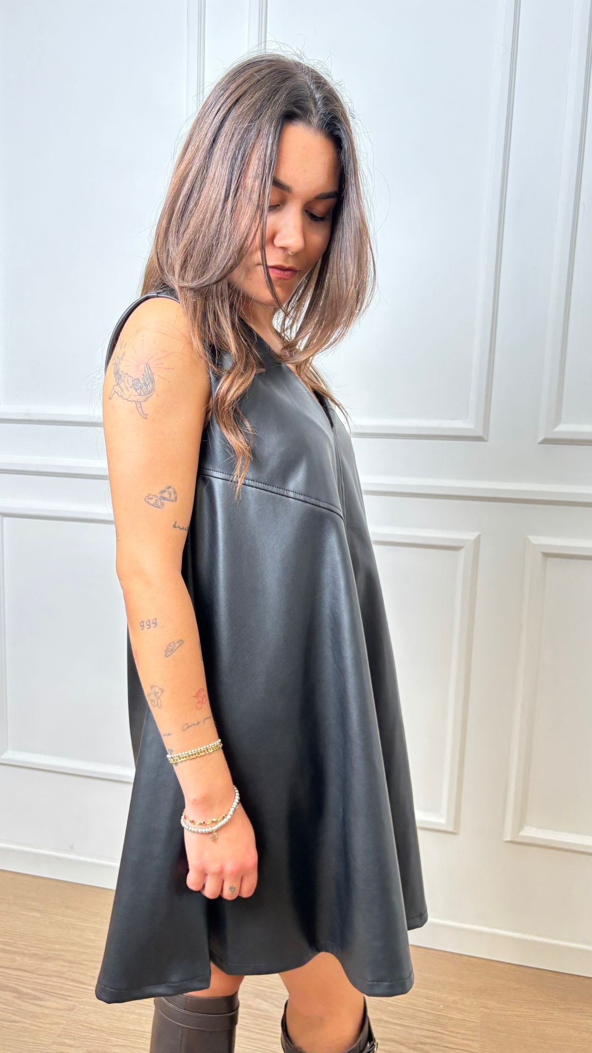 Abito similpelle Dixie ALNOOAAA nero