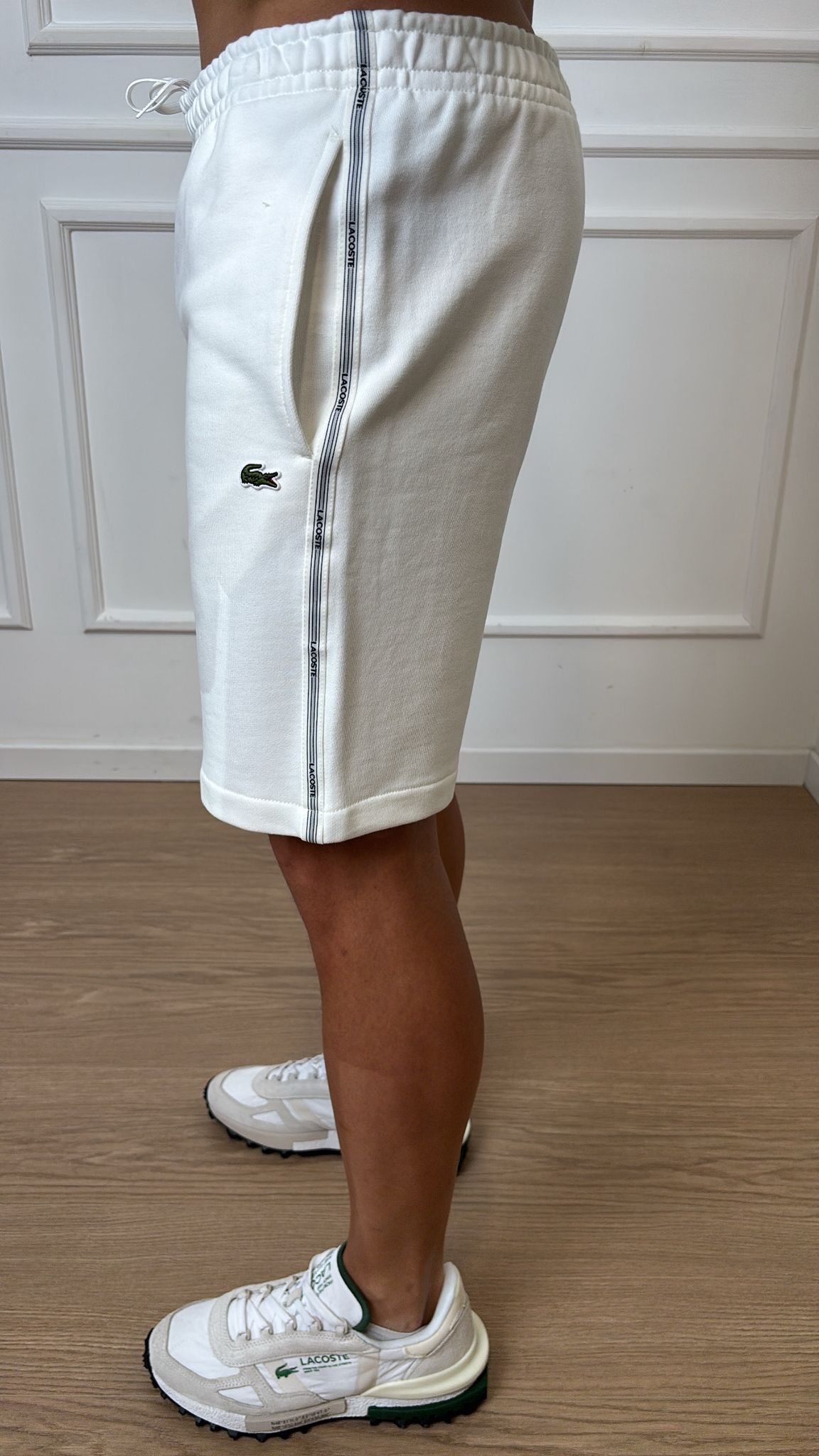 Bermuda in cotone garzato Lacoste GH0886