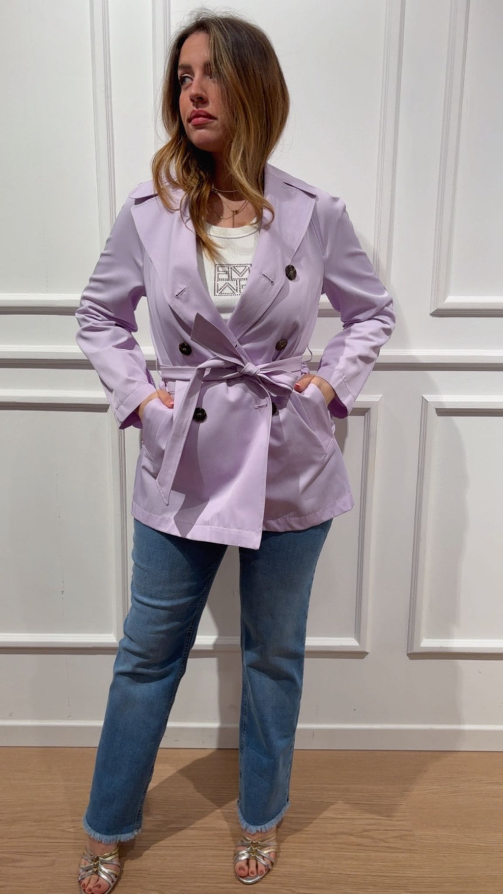 Trench doppiopetto Marais Emme Marella 003