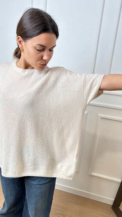 Pull mezza manica Dixie M277Y163 burro