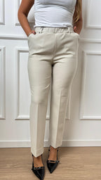 Pantalone straight Ragno DB24PP 786 champignon