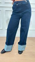 Jeans a palazzo Persia Ragno DO79PA 057