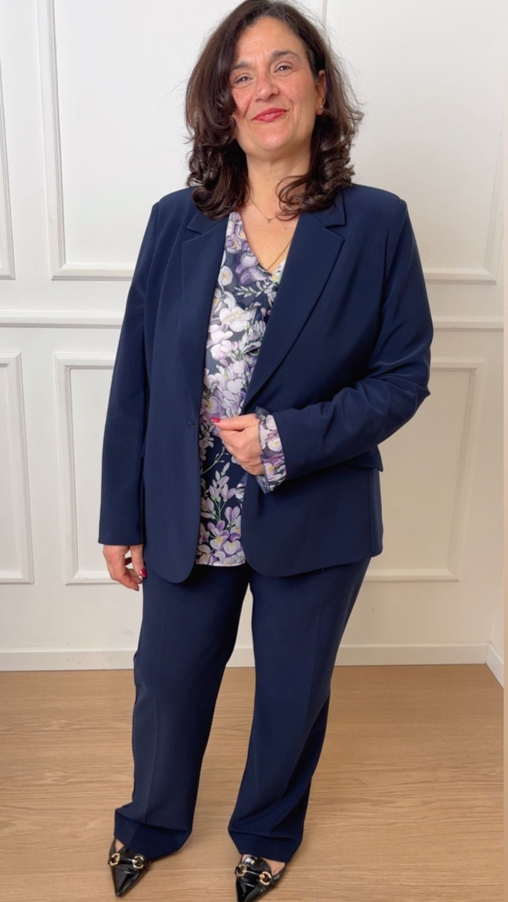 Blusa stampata Luisa Viola 2221