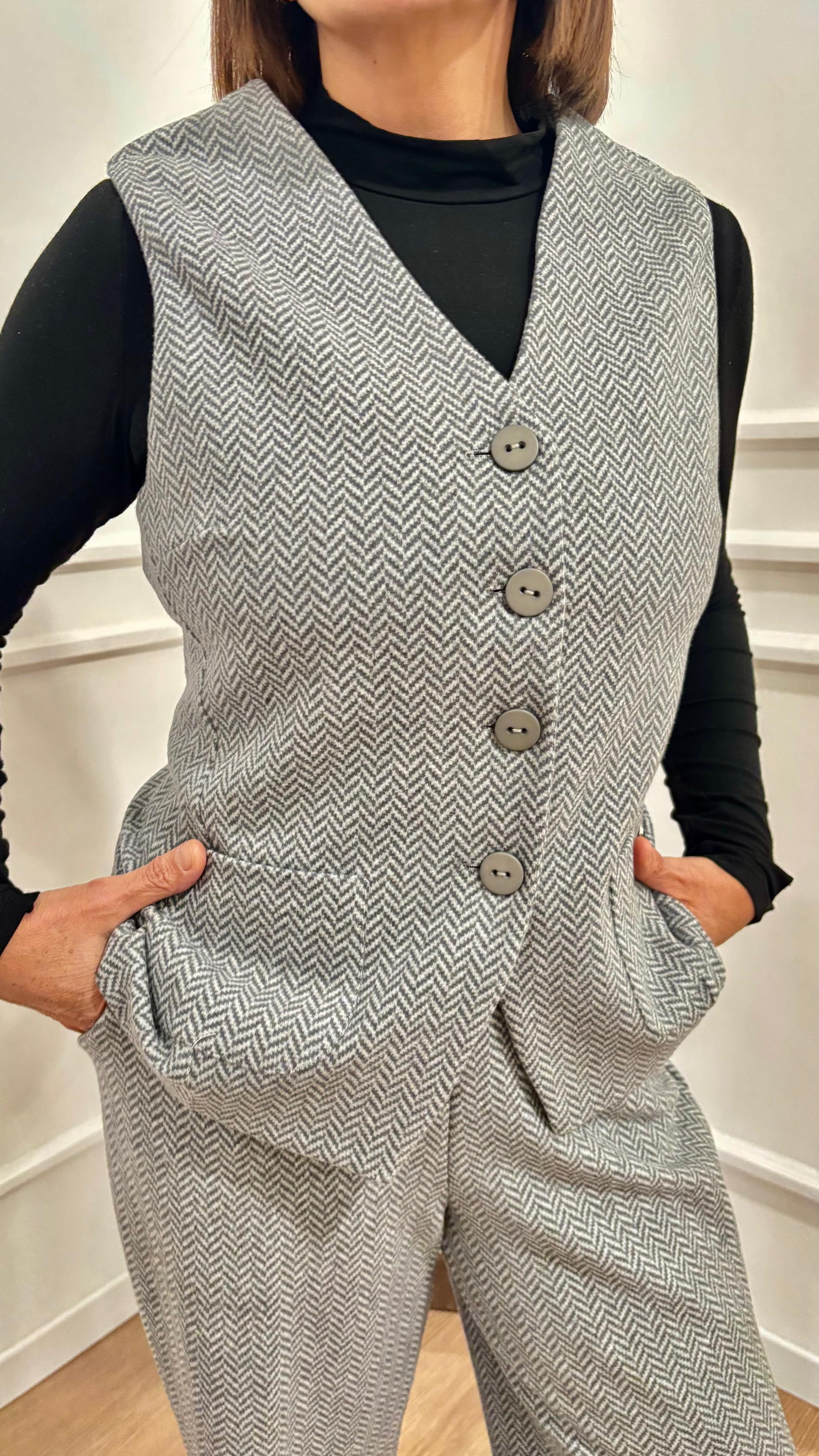 Gilet compact Ragno DR38GL 135 Melange