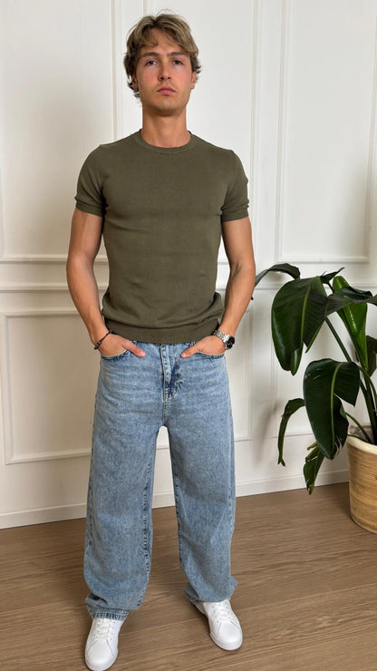Maglia in filato Imperial M553B384 militare