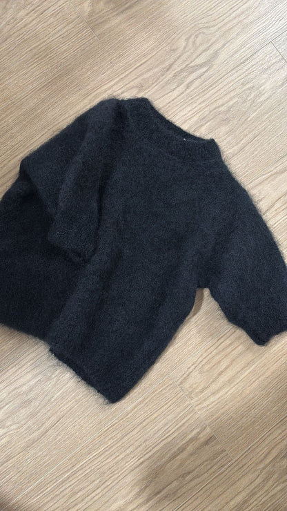 Maglione Kid  Mohair Dixie M277Y235 Nera