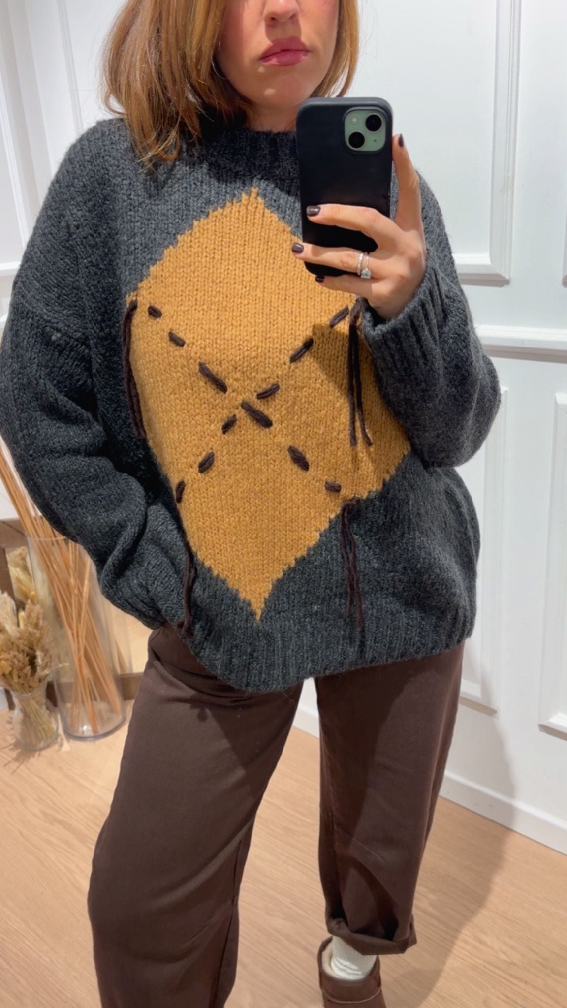 Pull filo Tensione In D82000 Grigia