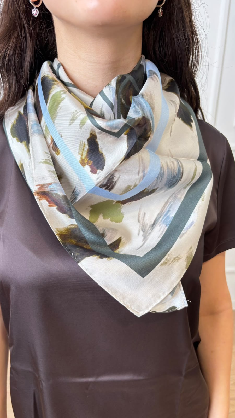 Foulard in pura seta Campo Emme Marella