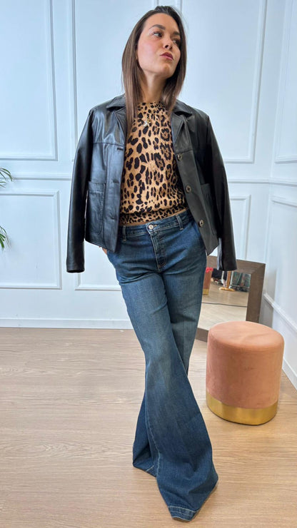 Jeans Elena wide leg fit Vicolo DF5103