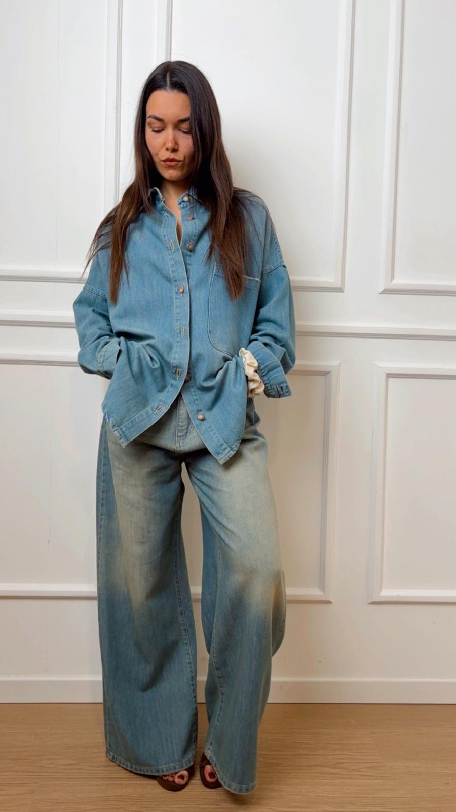 Camicia in denim Tensione In Daisy SS26CAMP