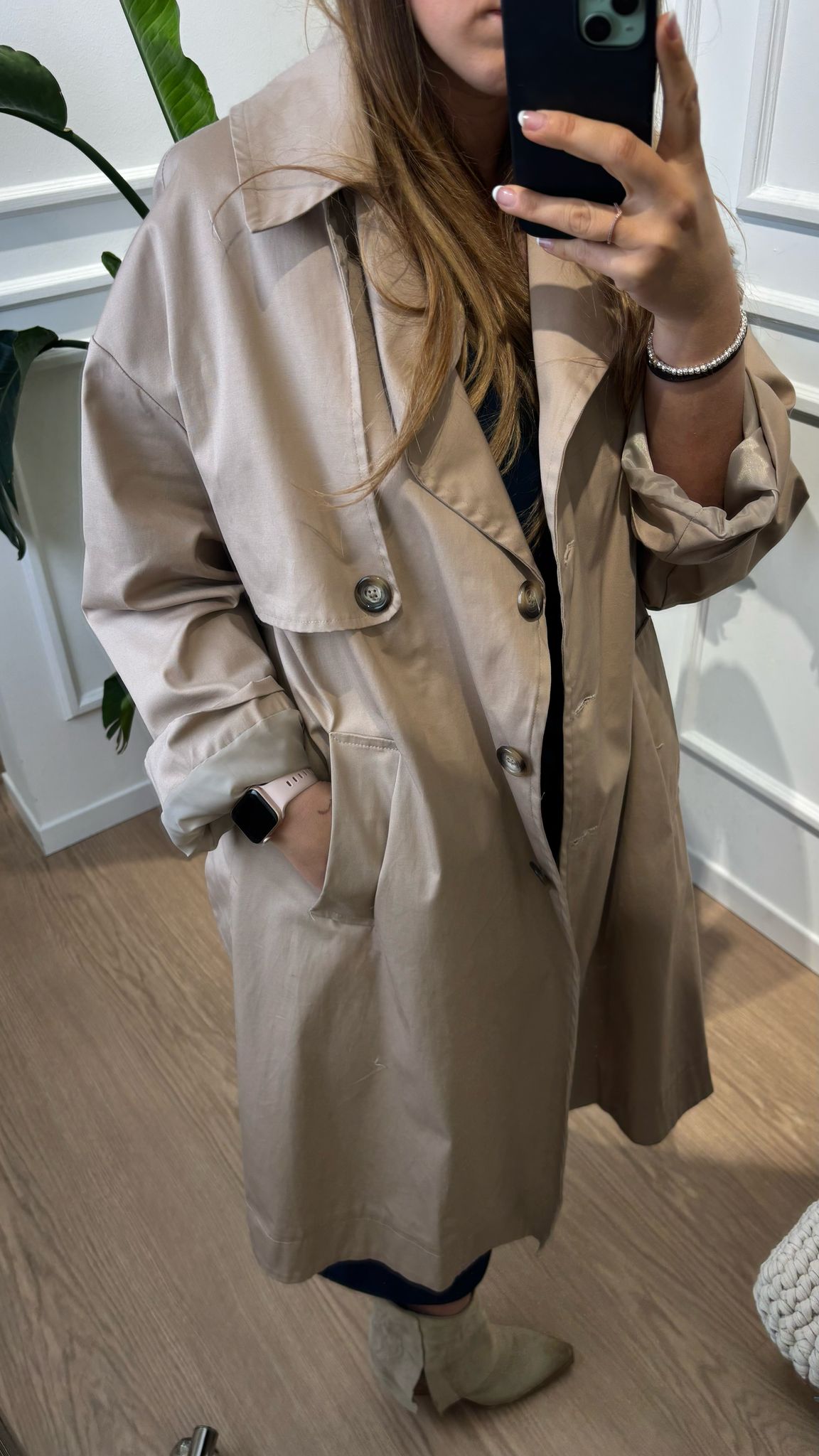 Trench over Le streghe DL602 camel