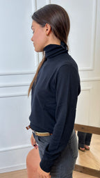 Dolcevita in lana Vicolo 22000F Nero