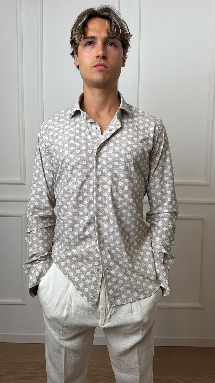 Camicia spandex Regular fit Bottega Artigiana E26