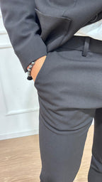 Pantalone sigaretta P6405527AZ nero