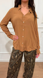 Blusa misto seta Visone Emme Marella
