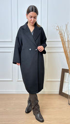 Cappotto ovetto over Vicolo TF0003 99 nero