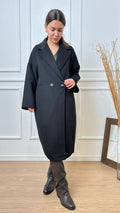 Cappotto ovetto over Vicolo TF0003 99 nero