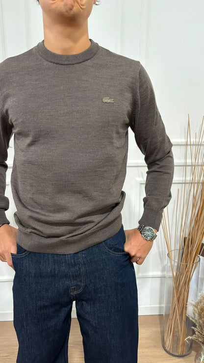 Maglia giro in lana merino Lacoste AH1969 ZBC