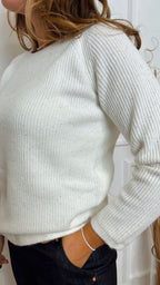 Maglia con pailettes Parole 001 Emme Marella