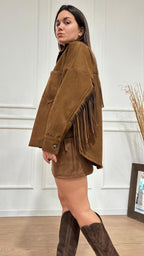 Giacca suede con frange Dixie JDESKCS