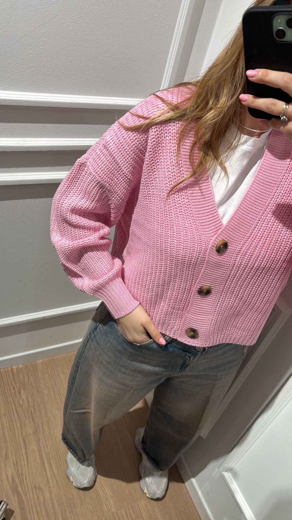 Pull bottoni carol Only 15211521 crema